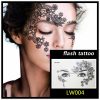 Hot sale Masquerade flash tattoo paste face temporary face stickers jewelry Arab India’s large temporary tattoos makeup tattoo 3