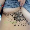 Waterproof Temporary Tattoo sticker body henna waist breast chest mandala tatto stickers flash tatoo fake tattoos for women 19 3