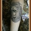 17 High Quality Hot Sale 21x15cm cool tattoo art body The roar of the Lion King Temporary Tattoo Stickers fake tattoo men 2
