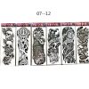 17 new arrive 48 X 16CM cool temporary Full arm tattoo waterproof stickers (12 design)fake tattoo makeup for men boy 1