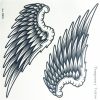 Angel Wings Raver Arm Leg Body Art Waterproof Temporary Tattoo Sticker women’s make up Temporary tattoos 3